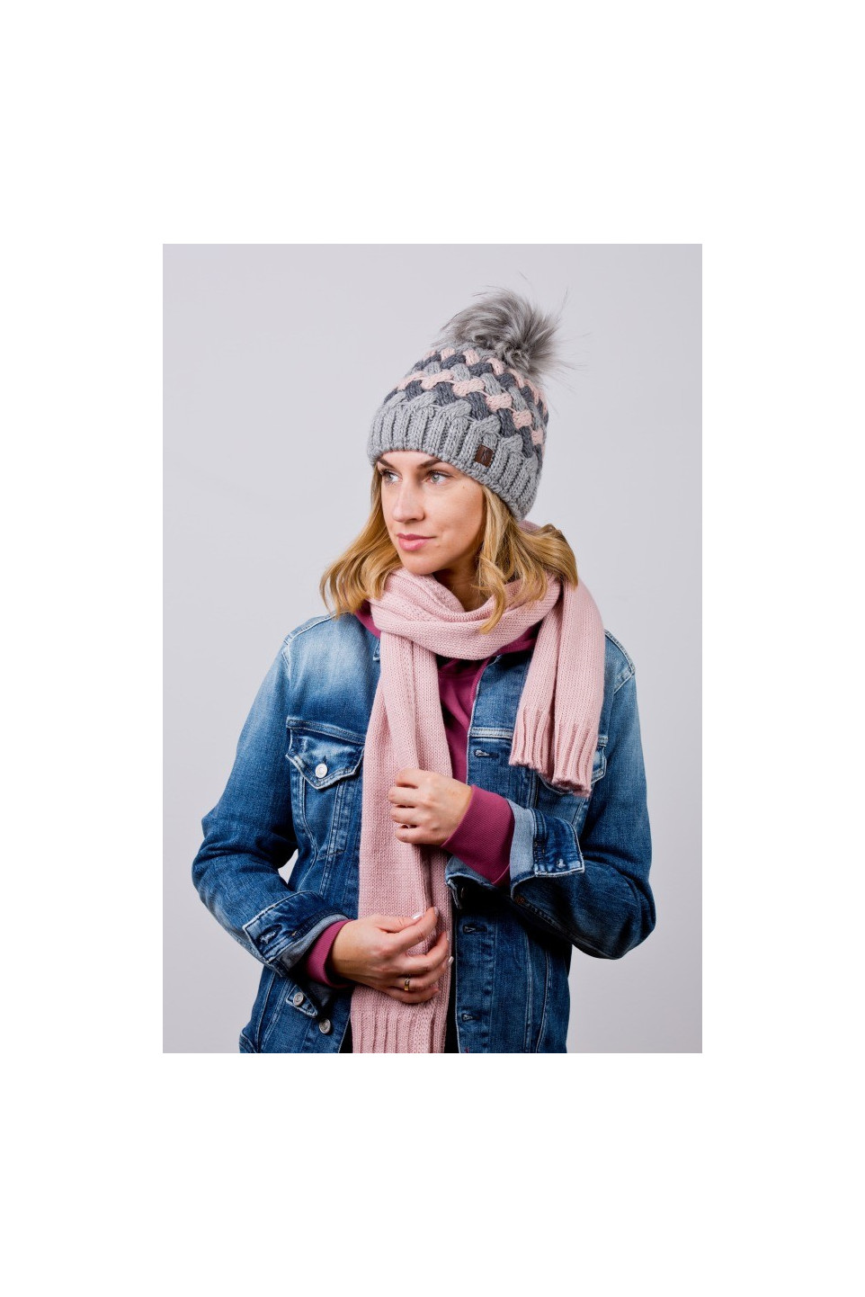 Winter scarf Kamiland Pink